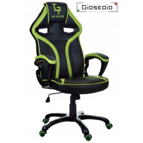 Gaming stol Giosedio GPR047, umetno usnje, črn