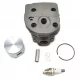  KOMPLETEN BATNI CILINDER HUSQVARNA 50 51 55 46 mm + Ś NEMŠKI KROM