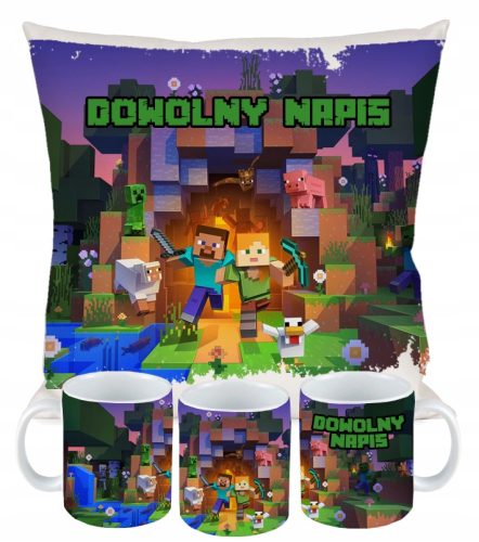  MINECRAFT VRČICA SET BLAZIN DARILO ZA IGRALCA