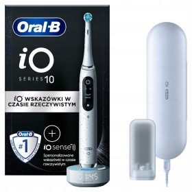 Oral-B iO 10 Bela magnetna električna zobna ščetka