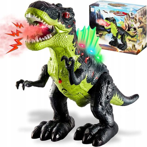 DINOZAVER T-REX INTERAKTIVNI VELIKAN SVETI, RJE, HODI, DIHA PARO XXL
