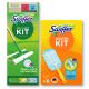 Swiffer Komplet Ploščat Mop 27 cm + Swiffer Duster Komplet s 4 rezervnimi deli