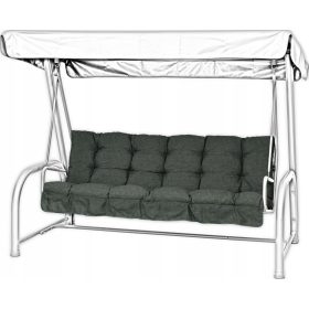 Blazina za vrtno gugalnico Flora 150 cm siva