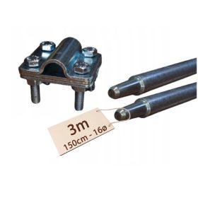 Ozemljitev Preklopni Strelovnik Pocinkano PV 2x1,5m 3m