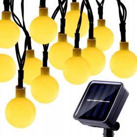 Girlanda solarnih vrtne lučke LED kroge 5m