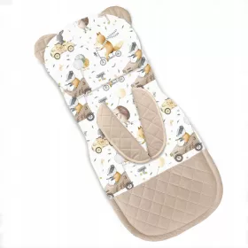  Prešit vložek za voziček + blazina + pasovi