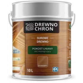 DREVNIK LAK ZA LES, LANENO OLJE ZA DREVO, BREZBARVEN, 10 l