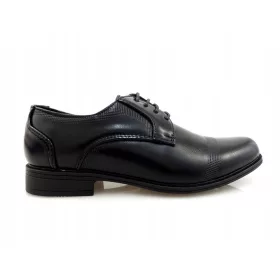   Obhajilni čevlji za dečke BADOX, elegantni črni čevlji, velikost 34