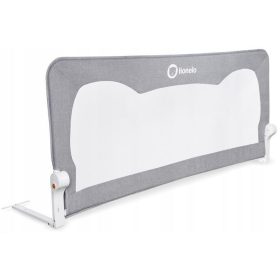 Posteljna zaščitna ograja Lionelo Hanna 66 cm siva barva