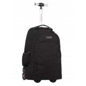   COOLPACK Večnamenski šolski nahrbtnik na kolesih Black Snow