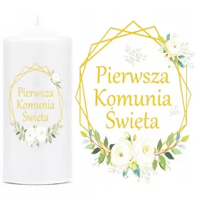 Sveča obhajila z nadrukomm