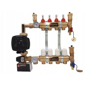 5-delni razdelilnik za talno ogrevanje GEPOX GRSE16PRO