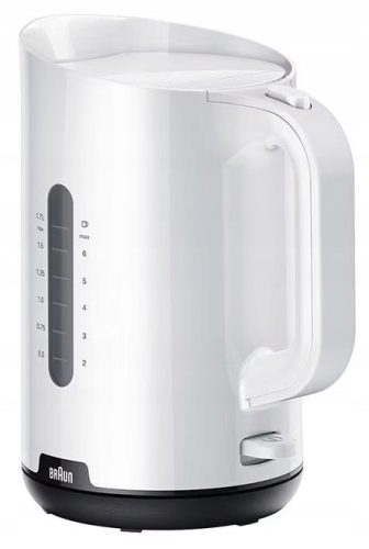  Braun WK 1100 WH 2200 W električni grelnik vode 1,7 l bel