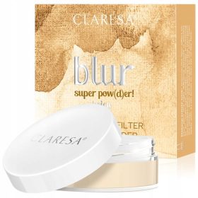    CLARESA BLUR SUPER POW(D)ER BEIGE puder v prahu BEŽ GLADI OSVETIL