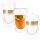 Wessper Kristalna Latte Kozarec 450 ml 3 kos