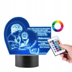 LED svetilka Plexido za prvo obhajilo