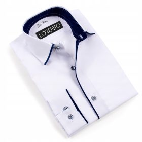   Lorento fantovska majica z dolgimi rokavi, bombaž, bela, vel.128