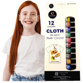 Barve za Tkanine za Pleskanje 12 barv x 12 ml