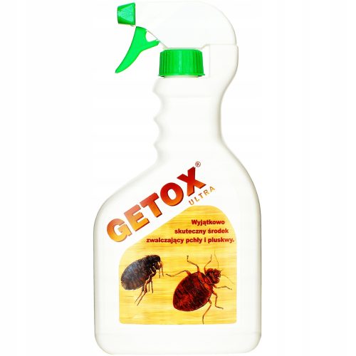 Zatiranje insektov, razpršilec proti bolham, stenicam in ščurkom GETOX ULTRA 600 ml