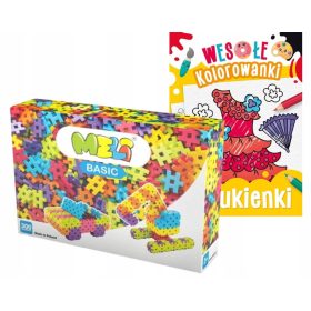   KONSTRUKCIJSKI KOCKI MELI Osnovni komplet 300 kos. + BREZPLAČNA BARVANKA