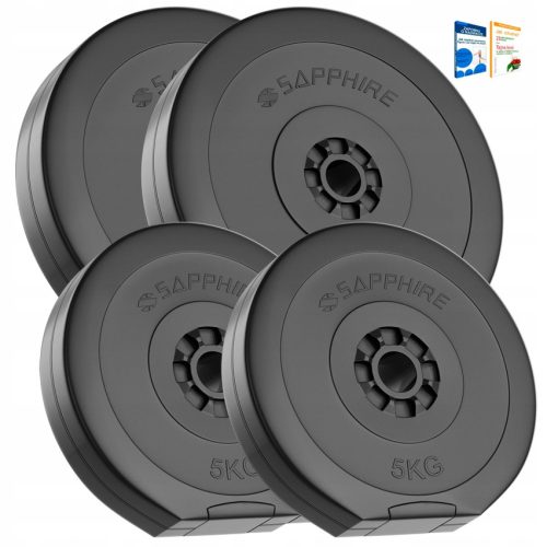 Slovenian Name: Safir Kompozitni Set Uteži 30 kg

SEO-Optimized Description: 
Predstavljamo vam Safir Kompozitni Set Uteži 30 kg iz priznane linije Sapphire XYLO-Line. Ta set vključuje 2x10kg + 2x5kg 