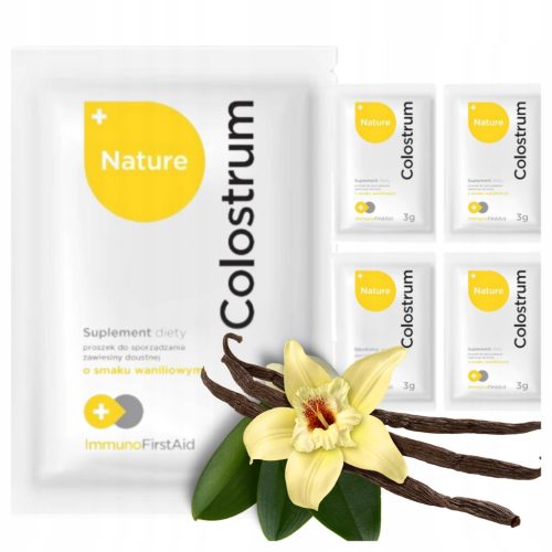 Colostrum NATURE - Naravni sirotkin prašek z vanilijevim okusom v vrečkah