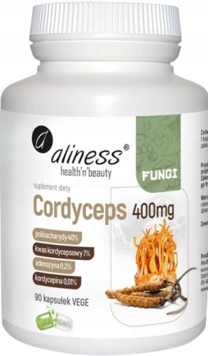 Aliness Cordyceps 400mg - Pomoč za imunski sistem in vitalnost