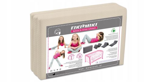 Prenosna posteljica Fiki Miki 60 x 120 cm, rjava in bež