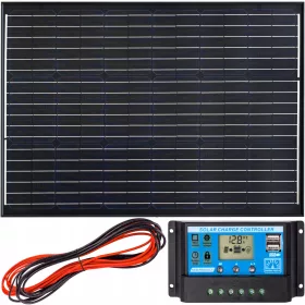 SLOVENSKI SOLARNI KOMPLET 50W 12V REGULATOR