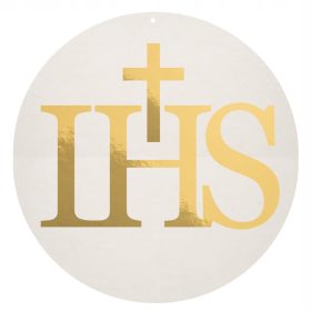 Komunijaske okraske Krog IHS Sveto komunijno okrasje