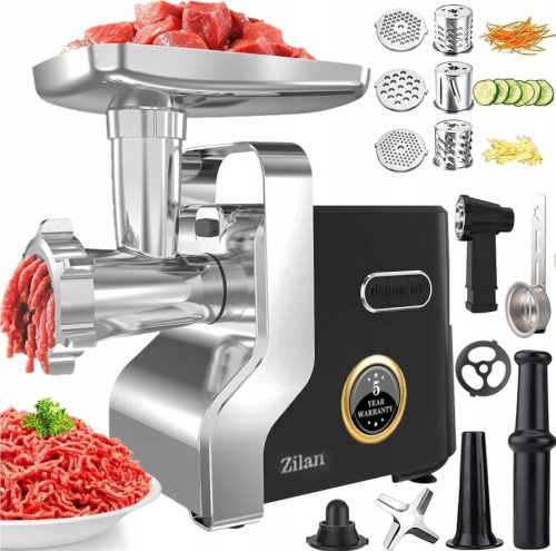 Mlinček za meso ZLN0126 Premium 2100W črne barve