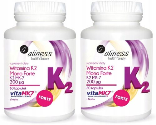 Aliness Vitamin K2 MonoFORTE MK-7 200 µg iz Natta, 60 kapsul