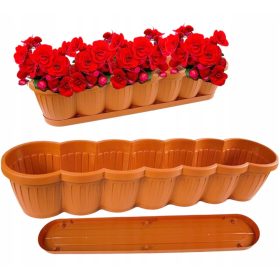   Balkonska škatla Begonia 80 cm | Donica za cvetlice s podstavkom

 Solidna donica za balkon s podstavkom 80cm 
️ Kolor: terakota
️ Širina: 19 cm
️ Višina: 16,5 cm
️ Dolžina: 80 cm

???? NOWOCZES