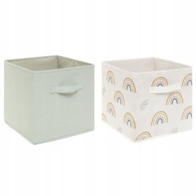 POJEMNIKI ZA IGRAČE, skladljive košare, komplet 2 kos