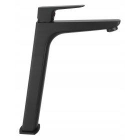 Ferro Črna VerdeLine stojeca armatura za umivalnik