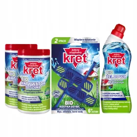   Kret BIO Aktyvator za greznico in čistilno napravo 2 kg + WC blok in gel gratis!
