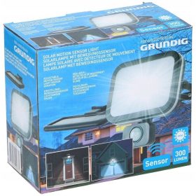   Grundig solarne LED stenske svetilke 300 lm s senzorjem gibanja