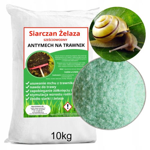 Železov sulfat 10kg - učinkovito sredstvo proti polžem in gnojilo