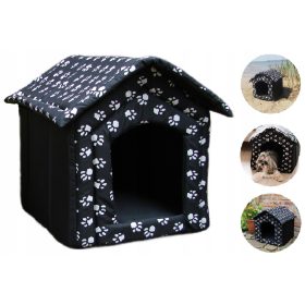  Fuks pasja uta bela, črna 60 cm x 57 cm