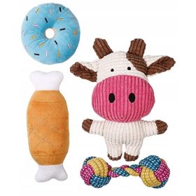  Komplet pasjih igrač Plišasta lutka za grizanje