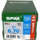 Spax nerez vijaki 6 x 70 mm 100 kos.