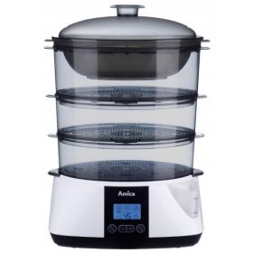  Amica Lunaris PT 3011 900W parni kuhalnik 3 posode
