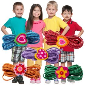 Gumirana skakalna vrv s srčkom SKAKALKA za OTROKE