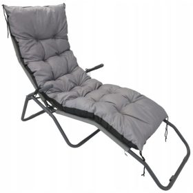 Blazina za vrtno pohištvo 180x50 cm siva