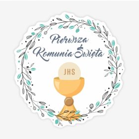 Nalepke za prvo sveto obhajilo 5 cm, 20 kosov