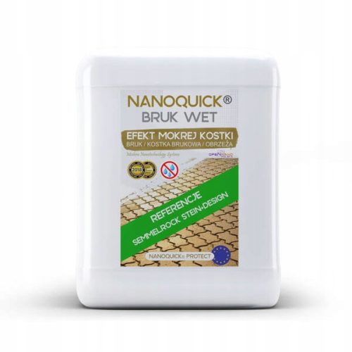 Impregnacijsko sredstvo za tlakovce - Nanoquick Bruk Mokra impregnacija za tlakovce 5 l