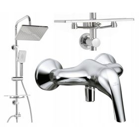   Ideal Standard Cerplan New kromirana tuš pipa + nadometna tuš garnitura Invena Nyks