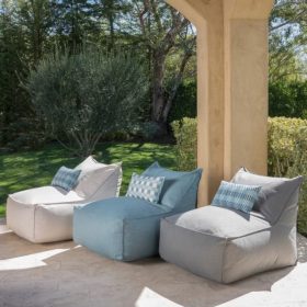 VODOODPORNI NASLONJAČ ZA TERASO, VRT, BALKON IN BAZEN