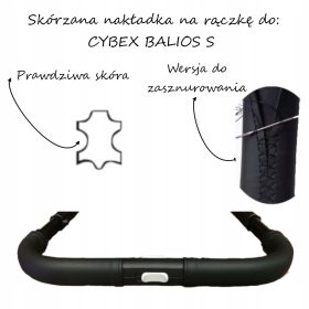 Usnjen ovitek za ročaj Cybex Balios S lux