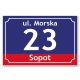 Hišna tablica z naslovom - PVC - 30x20 cm